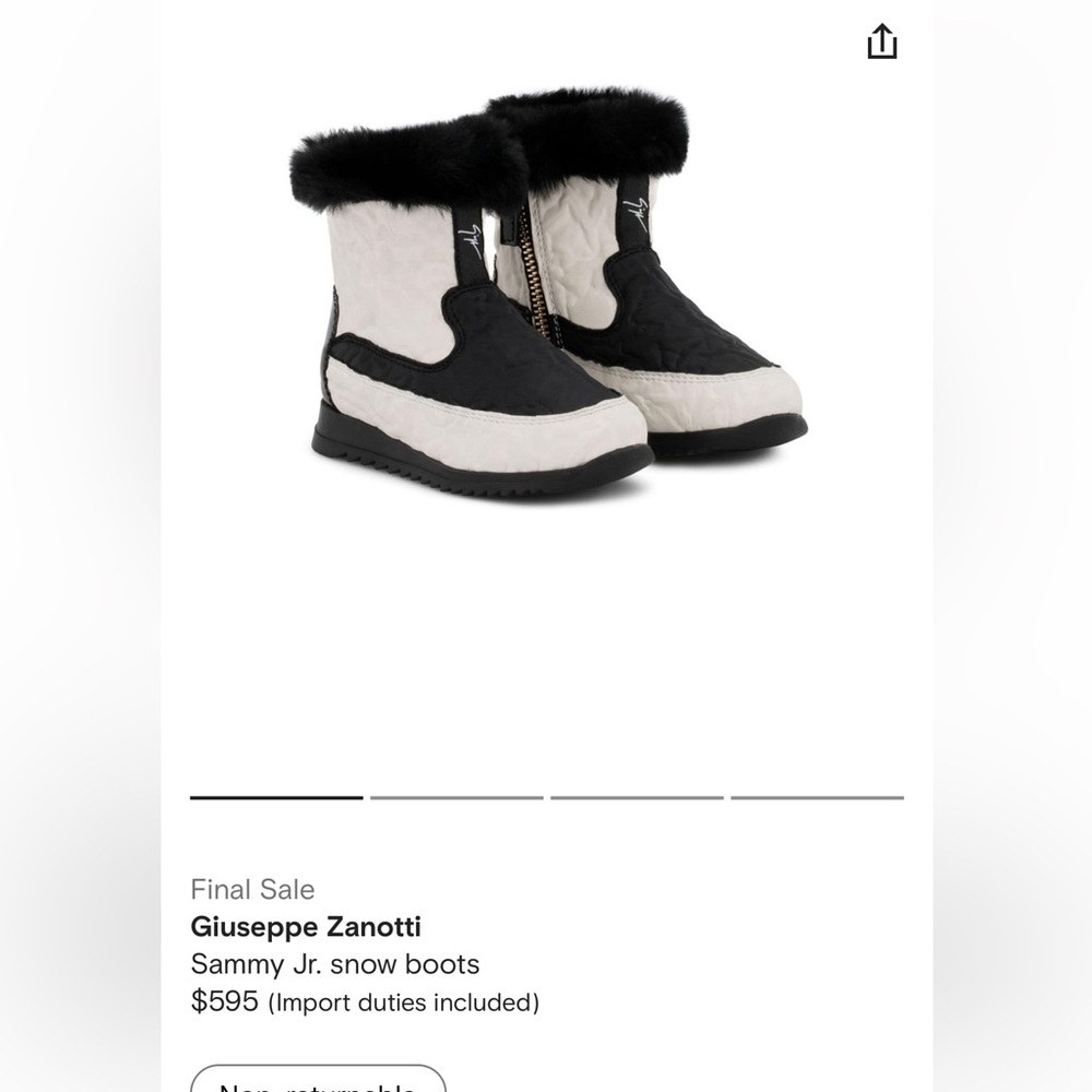 Guizzeppe Zannoti winter boots